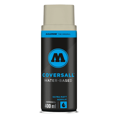 Molotow Sprühdose COVERSALL WATER-BASED 400ml, steingrau hell Molotow Sprühdose COVERSALL WATER-BASED 400ml, steingrau hell