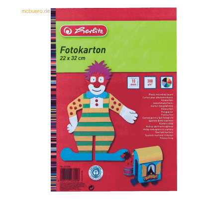 5 x Herlitz Fotokarton 22x32cm VE=10 Blatt 5 x Herlitz Fotokarton 22x32cm VE=10 Blatt