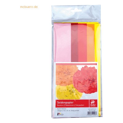 10 x Staufen Seidenpapier 20g/qm 50x70cm VE=5 Bogen rot sortiert 10 x Staufen Seidenpapier 20g/qm 50x70cm VE=5 Bogen rot sortiert