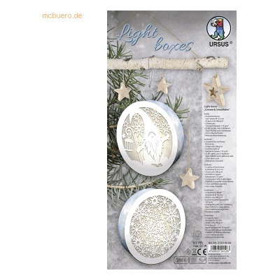 Ludwig Bähr LightBoxes 15,3cm Gnome & Snowflakes VE=2 Stück Ludwig Bähr LightBoxes 15,3cm Gnome & Snowflakes VE=2 Stück