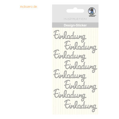 5 x Ludwig Bähr Designsticker Motiv 48 5 x Ludwig Bähr Designsticker Motiv 48