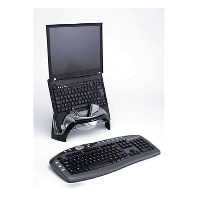 Fellowes Laptopständer Smart Suites transparent/schwarz Fellowes Laptopständer Smart Suites transparent/schwarz