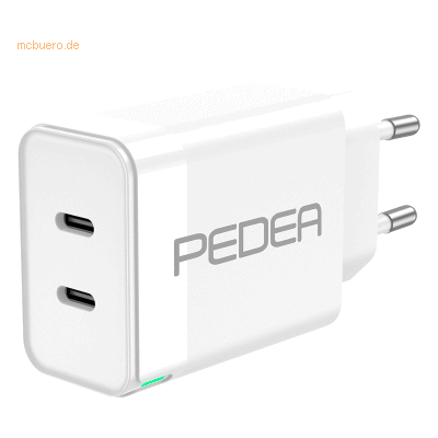 PEDEA USB-C Dual Schnelllader - 40W PEDEA USB-C Dual Schnelllader - 40W