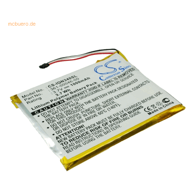 k.A. Akku für Garmin 361-00046-00 Li-Pol 3,7 Volt 1000 mAh schwarz k.A. Akku für Garmin 361-00046-00 Li-Pol 3,7 Volt 1000 mAh schwarz