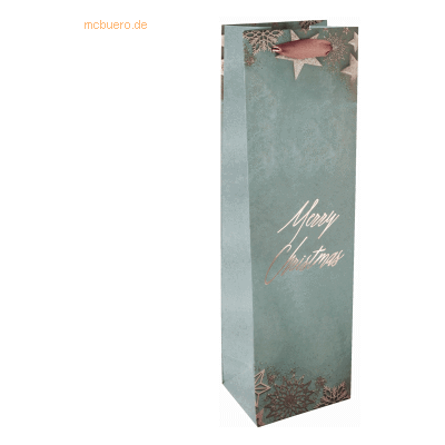 5 x Sigel Geschenktasche Bottle 100x350x80mm Glamorous Christmas 5 x Sigel Geschenktasche Bottle 100x350x80mm Glamorous Christmas