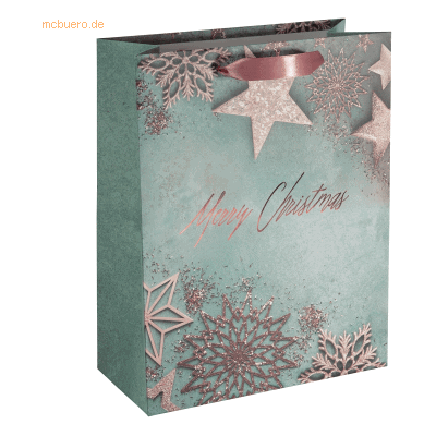 5 x Sigel Geschenktasche Large Glamorous Christmas 260x330x120mm 5 x Sigel Geschenktasche Large Glamorous Christmas 260x330x120mm