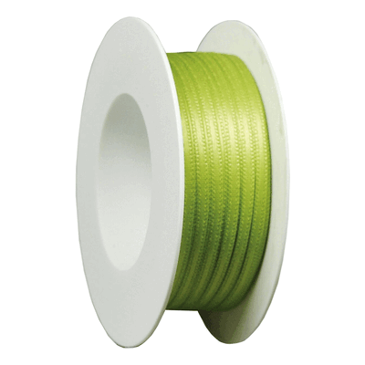 Goldina Doppelsatinband - 3 mm x 50 m apfelgrün. Goldina Doppelsatinband - 3 mm x 50 m apfelgrün.