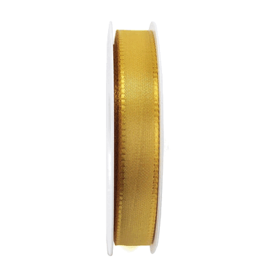 Goldina Basic Taftband - 15 mm x 50 m gold. Goldina Basic Taftband - 15 mm x 50 m gold.
