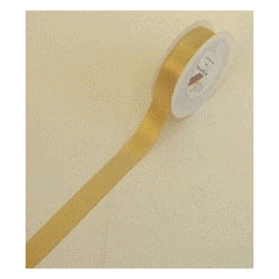 Goldina Doppelsatinband - 25 mm x 25 m gold. Goldina Doppelsatinband - 25 mm x 25 m gold.