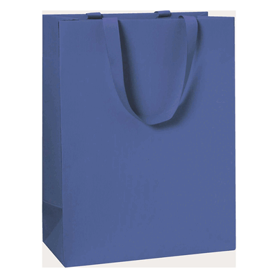 6 x Stewo Geschenktragetasche One Colour - 23 x 30 x 13 cm dunkelblau. 6 x Stewo Geschenktragetasche One Colour - 23 x 30 x 13 cm dunkelblau.