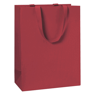 6 x Stewo Geschenktragetasche One Colour - 23 x 30 x 13 cm dunkelrot. 6 x Stewo Geschenktragetasche One Colour - 23 x 30 x 13 cm dunkelrot.