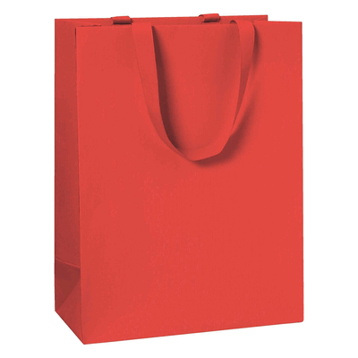 6 x Stewo Geschenktragetasche One Colour - 23 x 30 x 13 cm rot. 6 x Stewo Geschenktragetasche One Colour - 23 x 30 x 13 cm rot.