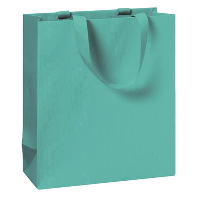 6 x Stewo Geschenktragetasche One Colour - 18 x 21 x 8 cm türkis. 6 x Stewo Geschenktragetasche One Colour - 18 x 21 x 8 cm türkis.