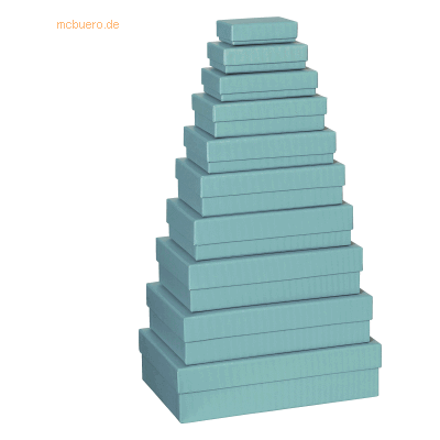 Stewo Geschenkbox One Colour VE=10 Stück Größen sortiert türkis Stewo Geschenkbox One Colour VE=10 Stück Größen sortiert türkis