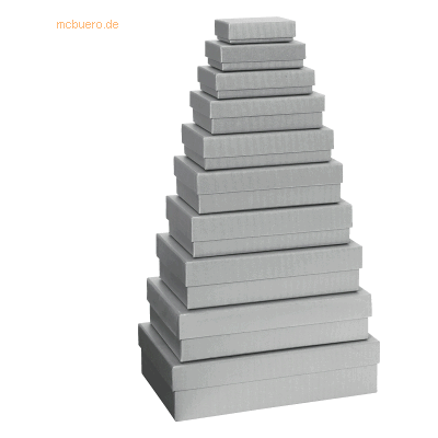 Stewo Geschenkbox One Colour VE=10 Stück Größen sortiert silber Stewo Geschenkbox One Colour VE=10 Stück Größen sortiert silber