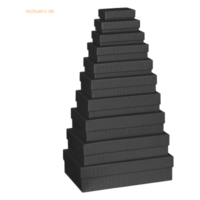 Stewo Geschenkbox One Colour VE=10 Stück Größen sortiert schwarz Stewo Geschenkbox One Colour VE=10 Stück Größen sortiert schwarz
