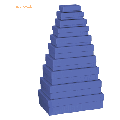 Stewo Geschenkbox One Colour VE=10 Stück Größen sortiert blau dunkel Stewo Geschenkbox One Colour VE=10 Stück Größen sortiert blau dunkel