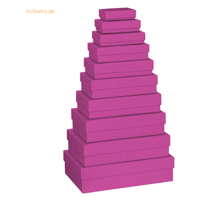 Stewo Geschenkbox One Colour VE=10 Stück Größen sortiert pink Stewo Geschenkbox One Colour VE=10 Stück Größen sortiert pink