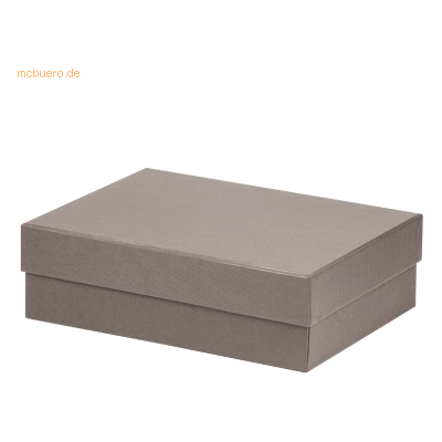 Rössler Geschenkverpackung Boxline 196x264x80mm Taupe Rössler Geschenkverpackung Boxline 196x264x80mm Taupe