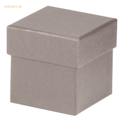 Rössler Geschenkverpackung Boxline - Geschenkboxen 65x65x65mm Taupe Rössler Geschenkverpackung Boxline - Geschenkboxen 65x65x65mm Taupe