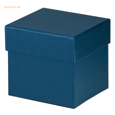 4 x Rössler Geschenkverpackung Boxline 105x105x105mm Navy 4 x Rössler Geschenkverpackung Boxline 105x105x105mm Navy