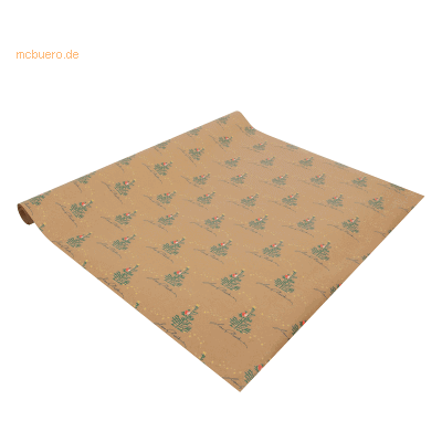 Sigel Geschenkpapier Weihnachten 'Christmas with apples' - Packung 2 Sigel Geschenkpapier Weihnachten 'Christmas with apples' - Packung 2