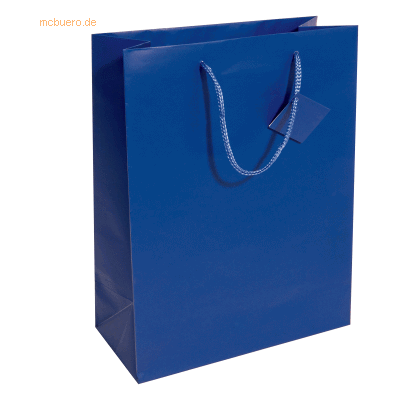5 x Sigel Geschenktasche Large ultramarinblau 260x330x120mm 5 x Sigel Geschenktasche Large ultramarinblau 260x330x120mm