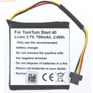 TomTom Start 40 Europe Akku - 700mAh Navigationszubehör TomTom Start 40 Europe Akku - 700mAh Navigationszubehör