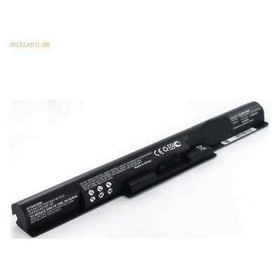 Sony SVF1521G6E Notebook Akku - 2200mAh - Schwarz - Kompatibel Sony SVF1521G6E Notebook Akku - 2200mAh - Schwarz - Kompatibel