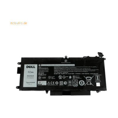 Dell Akku für Dell K5XWW Li-Pol 7,6 Volt 7890 mAh schwarz Dell Akku für Dell K5XWW Li-Pol 7,6 Volt 7890 mAh schwarz