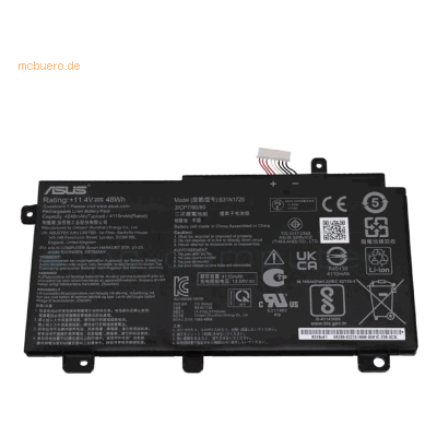 Asus Akku für Asus TUF FX504 GE Li-Ion 11,4 Volt 4240 mAh schwarz Asus Akku für Asus TUF FX504 GE Li-Ion 11,4 Volt 4240 mAh schwarz