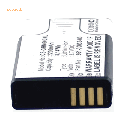 k.A. Akku für Garmin 010-11599-00 Li-Ion 3,7 Volt 2200 mAh schwarz k.A. Akku für Garmin 010-11599-00 Li-Ion 3,7 Volt 2200 mAh schwarz