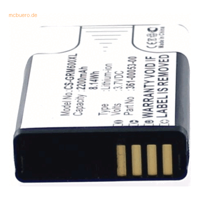 k.A. Akku für Garmin Monterra Li-Ion 3,7 Volt 2200 mAh schwarz k.A. Akku für Garmin Monterra Li-Ion 3,7 Volt 2200 mAh schwarz