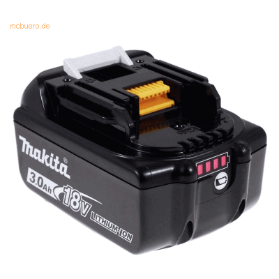 Makita BL1830 Akku - 18V Li-ion 3000mAh - Schwarz - Akku Typ Makita BL1830 Akku - 18V Li-ion 3000mAh - Schwarz - Akku Typ