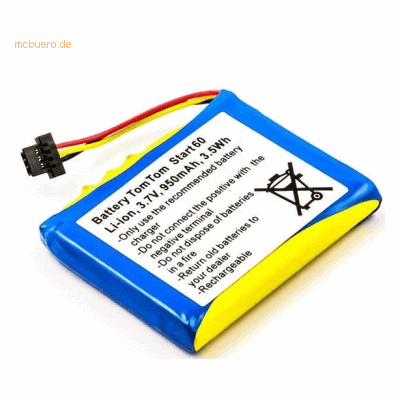 k.A. Akku für Tomtom AHA11111003 Li-Ion 3,7 Volt 900 mAh schwarz k.A. Akku für Tomtom AHA11111003 Li-Ion 3,7 Volt 900 mAh schwarz