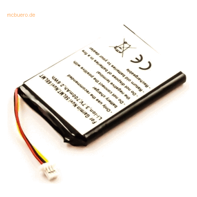k.A. Akku für Garmin 361-00056-05 Li-Ion 3,7 Volt 700 mAh schwarz k.A. Akku für Garmin 361-00056-05 Li-Ion 3,7 Volt 700 mAh schwarz