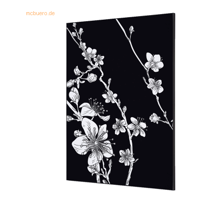 Showdown Wanddekoration Set A1 Kirschblüte schwarz Showdown Wanddekoration Set A1 Kirschblüte schwarz