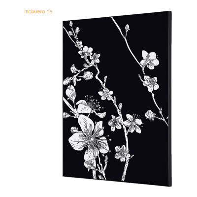 Showdown Wanddekoration Set A2 Kirschblüte schwarz Showdown Wanddekoration Set A2 Kirschblüte schwarz