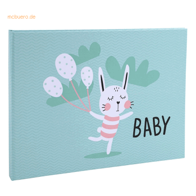 Exacompta Fotoalbum Baby 28,5x22cm 30 Seiten grün Exacompta Fotoalbum Baby 28,5x22cm 30 Seiten grün