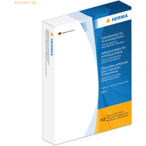 HERMA Haftetiketten für Druckmaschinen DP1 52x100mm weiß VE=1000 Stück HERMA Haftetiketten für Druckmaschinen DP1 52x100mm weiß VE=1000 Stück
