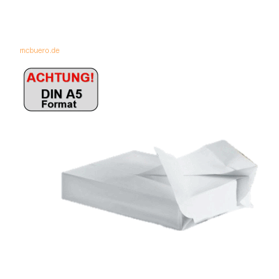 Soennecken Kopierpapier DIN A5 160 g/qm weiß 250 Blatt Soennecken Kopierpapier DIN A5 160 g/qm weiß 250 Blatt
