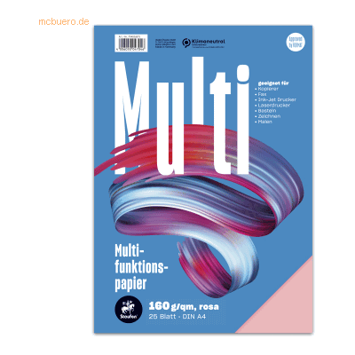 Staufen Multifunktionspapier A4 160g/qm VE=25 Blatt lila Staufen Multifunktionspapier A4 160g/qm VE=25 Blatt lila