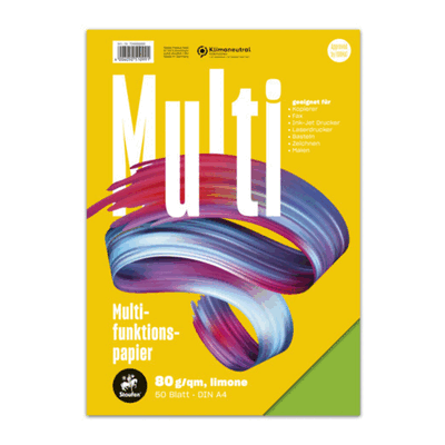 5 x Staufen Multifunktionspapier 7X PLUS - A4 80 g/qm limone 50 Blatt. 5 x Staufen Multifunktionspapier 7X PLUS - A4 80 g/qm limone 50 Blatt.