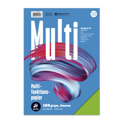 5 x Staufen Multifunktionspapier 7X PLUS - A4 160 g/qm limone 25 Blatt 5 x Staufen Multifunktionspapier 7X PLUS - A4 160 g/qm limone 25 Blatt