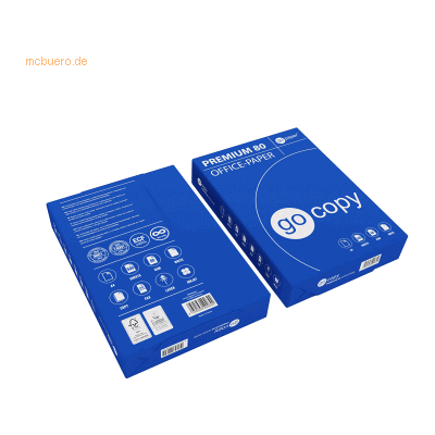Go Copy Premium 80g A4 Weißes Druckpapier - Druckpapier Go Copy Premium 80g A4 Weißes Druckpapier - Druckpapier