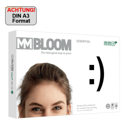 MM Bloom - Kopierpapier Essential - Weiß - A3 - Kopierpapier MM Bloom - Kopierpapier Essential - Weiß - A3 - Kopierpapier