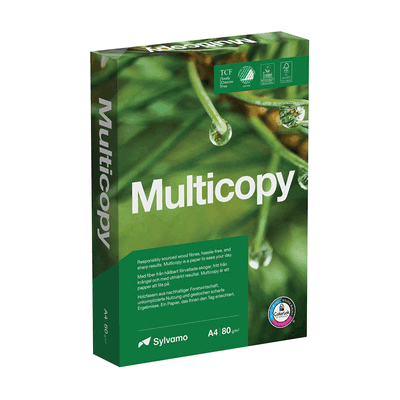 MultiCopy Multifunktionspapier - A4 80 g/qm hochweiß 500 Blatt 2-fach MultiCopy Multifunktionspapier - A4 80 g/qm hochweiß 500 Blatt 2-fach