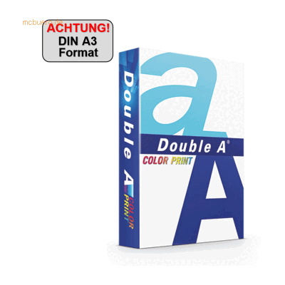 Double A Color Print - A3 - 90 g/m² - 2500 Blatt - Papier Double A Color Print - A3 - 90 g/m² - 2500 Blatt - Papier
