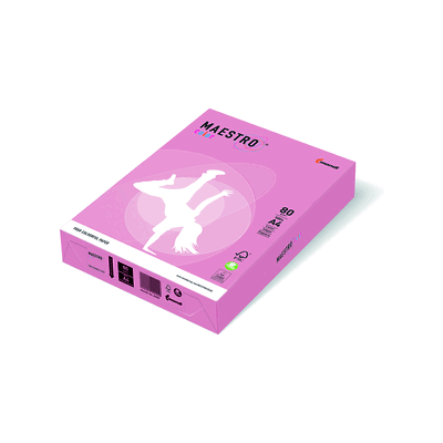 Maestro Color Rosa A4 Papier - 29 Farben - A3 & 160 g/m² Maestro Color Rosa A4 Papier - 29 Farben - A3 & 160 g/m²