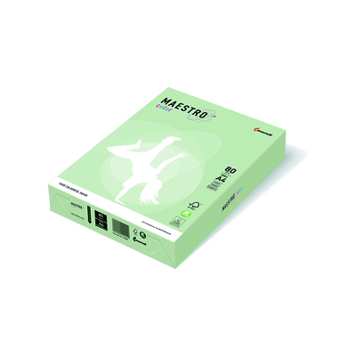 Maestro Kopierpapier MAESTRO Color Pastell A4 80g/m² 500 Blatt grün. Maestro Kopierpapier MAESTRO Color Pastell A4 80g/m² 500 Blatt grün.